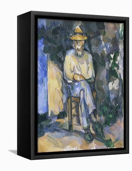 The Gardener Vallier-Paul Cézanne-Framed Premier Image Canvas