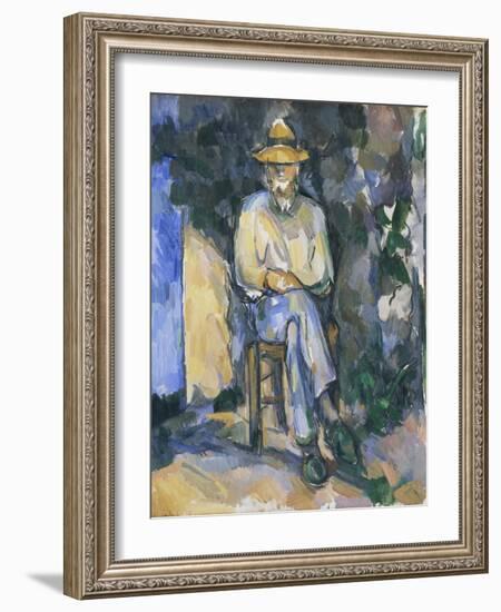 The Gardener Vallier-Paul Cézanne-Framed Giclee Print