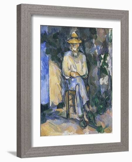 The Gardener Vallier-Paul Cézanne-Framed Giclee Print