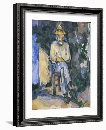 The Gardener Vallier-Paul Cézanne-Framed Giclee Print