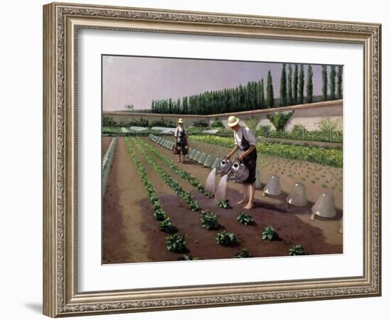 The Gardeners-Gustave Caillebotte-Framed Giclee Print