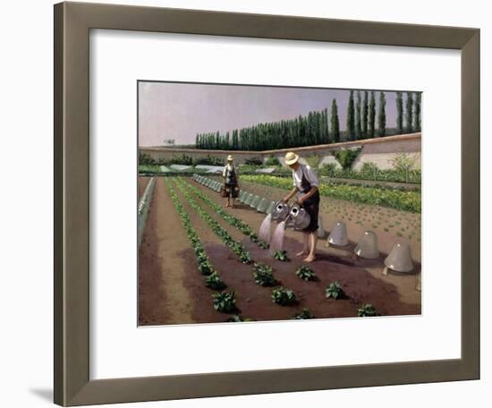 The Gardeners-Gustave Caillebotte-Framed Giclee Print