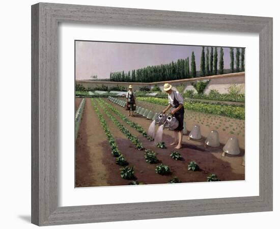 The Gardeners-Gustave Caillebotte-Framed Giclee Print