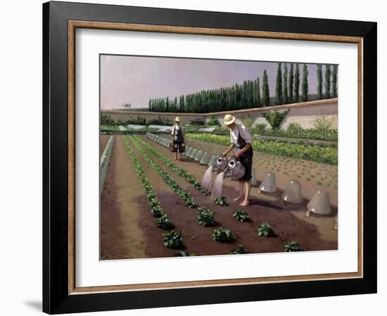 The Gardeners-Gustave Caillebotte-Framed Giclee Print