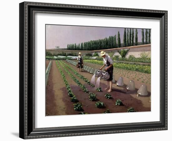 The Gardeners-Gustave Caillebotte-Framed Giclee Print