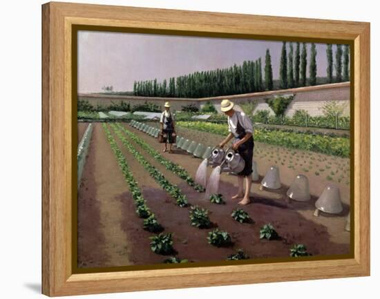 The Gardeners-Gustave Caillebotte-Framed Premier Image Canvas