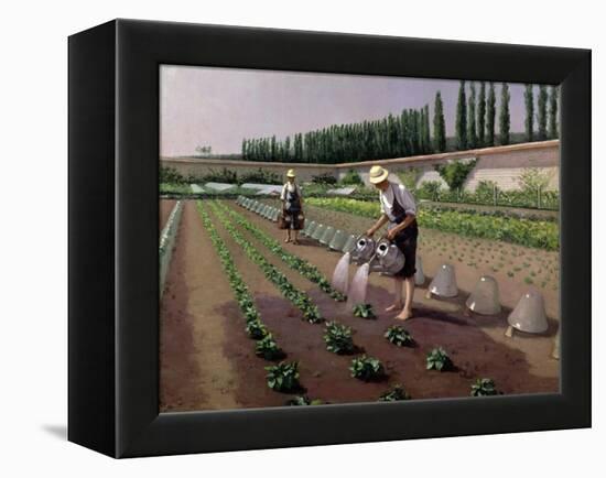 The Gardeners-Gustave Caillebotte-Framed Premier Image Canvas