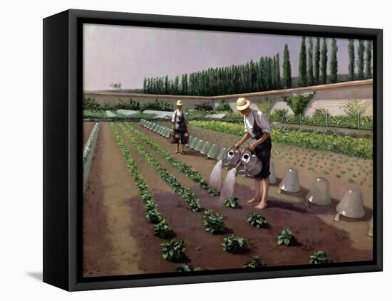 The Gardeners-Gustave Caillebotte-Framed Premier Image Canvas