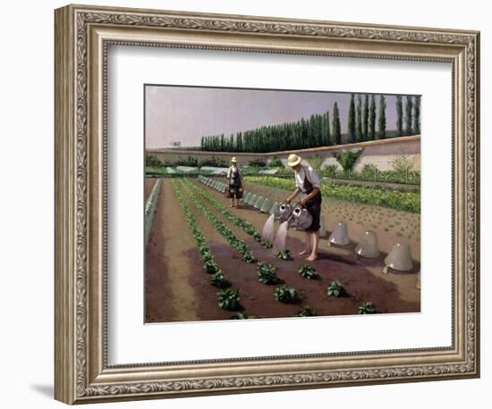 The Gardeners-Gustave Caillebotte-Framed Giclee Print