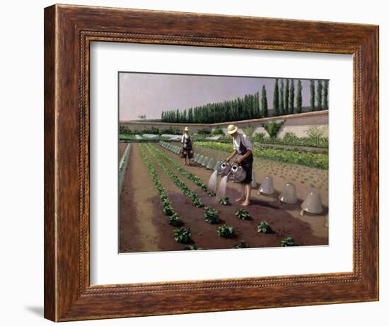 The Gardeners-Gustave Caillebotte-Framed Giclee Print