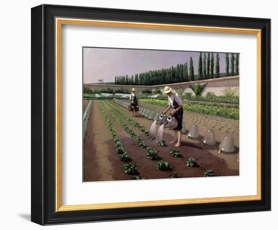 The Gardeners-Gustave Caillebotte-Framed Giclee Print