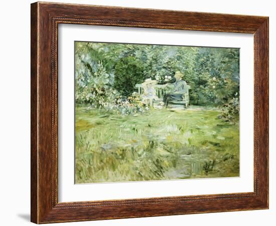 The Gardening Lesson, 1886-Camille Pissarro-Framed Giclee Print