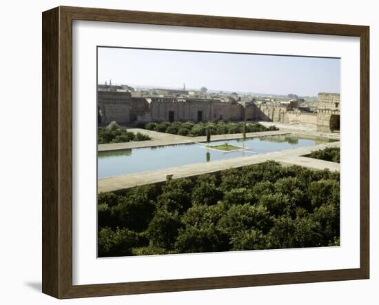 The gardens of Marrakesh by the long walls of the city-Werner Forman-Framed Giclee Print