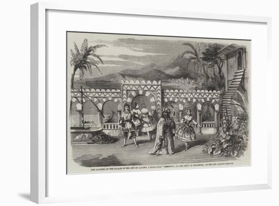 The Gardens of the Palace of the Dey of Algiers-null-Framed Giclee Print