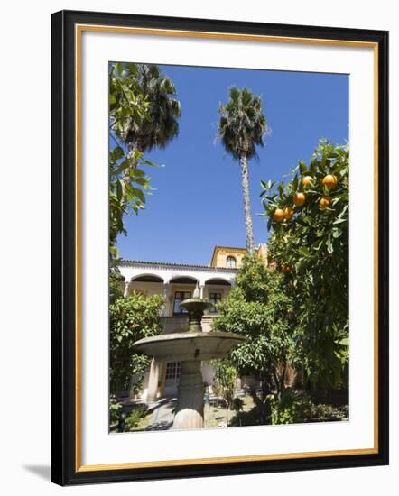 The Gardens of the Real Alcazar, Santa Cruz District, Seville, Andalusia (Andalucia), Spain, Europe-Robert Harding-Framed Photographic Print