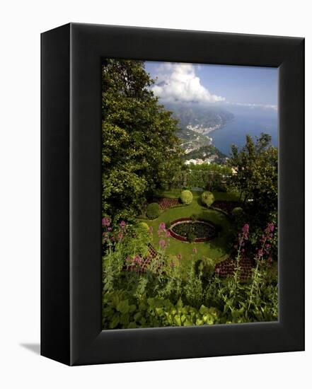 The Gardens of the Villa Cimbrone in Ravello, Amalfi Coast, Campania, Italy, Europe-Olivier Goujon-Framed Premier Image Canvas