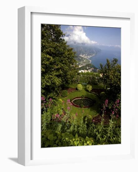 The Gardens of the Villa Cimbrone in Ravello, Amalfi Coast, Campania, Italy, Europe-Olivier Goujon-Framed Photographic Print