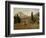 The Gardens of Villa D'Este, 1843-Jean-Baptiste-Camille Corot-Framed Giclee Print