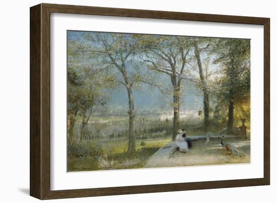 The Gardens, Pallanza, Lago Maggiore-Albert Goodwin-Framed Giclee Print