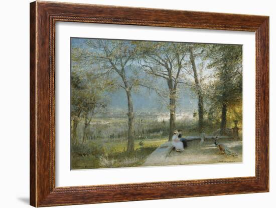 The Gardens, Pallanza, Lago Maggiore-Albert Goodwin-Framed Giclee Print