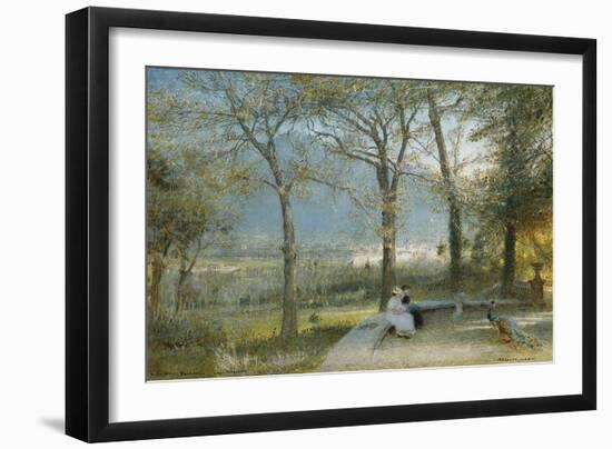 The Gardens, Pallanza, Lago Maggiore-Albert Goodwin-Framed Giclee Print