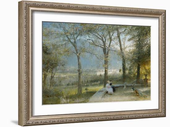 The Gardens, Pallanza, Lago Maggiore-Albert Goodwin-Framed Giclee Print