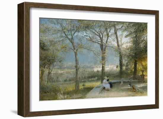 The Gardens, Pallanza, Lago Maggiore-Albert Goodwin-Framed Giclee Print