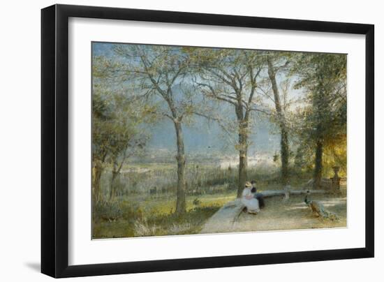 The Gardens, Pallanza, Lago Maggiore-Albert Goodwin-Framed Giclee Print