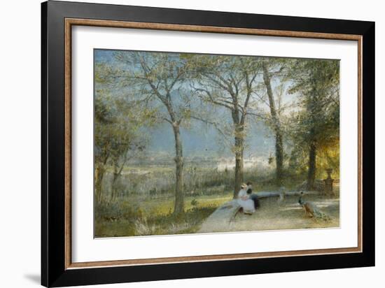 The Gardens, Pallanza, Lago Maggiore-Albert Goodwin-Framed Giclee Print