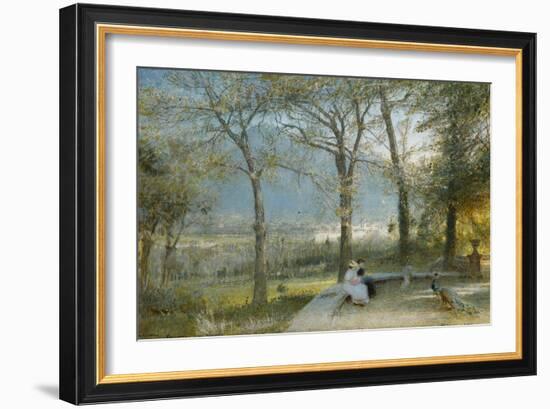 The Gardens, Pallanza, Lago Maggiore-Albert Goodwin-Framed Giclee Print