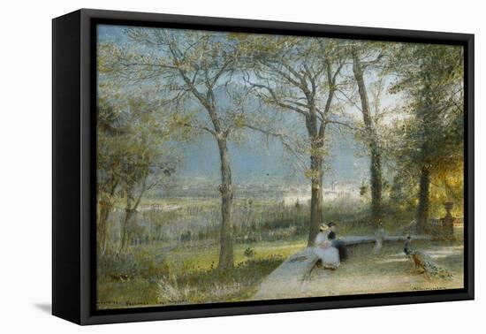 The Gardens, Pallanza, Lago Maggiore-Albert Goodwin-Framed Premier Image Canvas