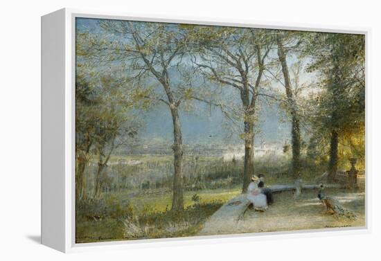 The Gardens, Pallanza, Lago Maggiore-Albert Goodwin-Framed Premier Image Canvas