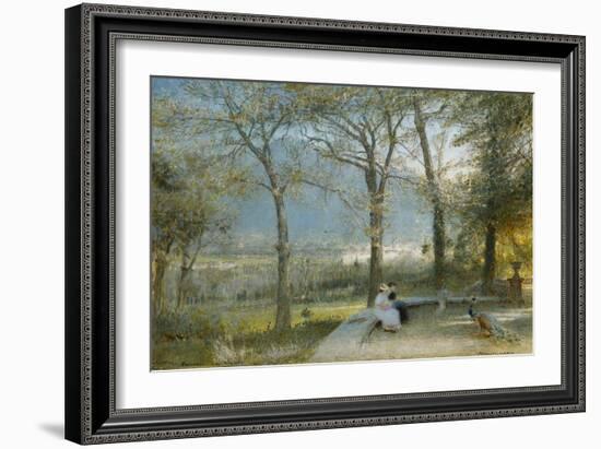 The Gardens, Pallanza, Lago Maggiore-Albert Goodwin-Framed Giclee Print