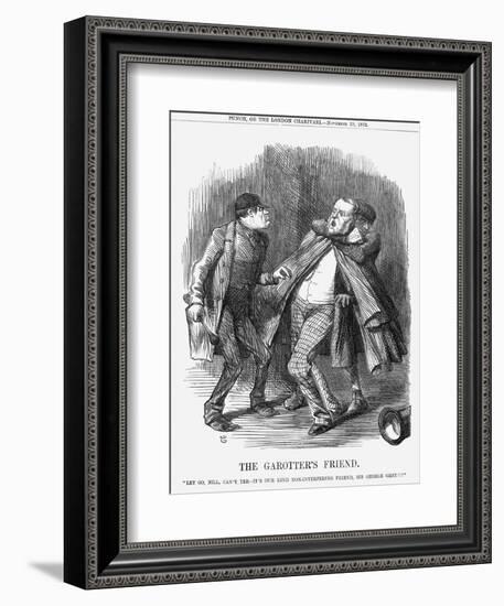 The Garotter's Friend, 1862-John Tenniel-Framed Giclee Print