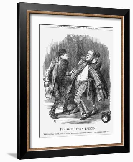 The Garotter's Friend, 1862-John Tenniel-Framed Giclee Print