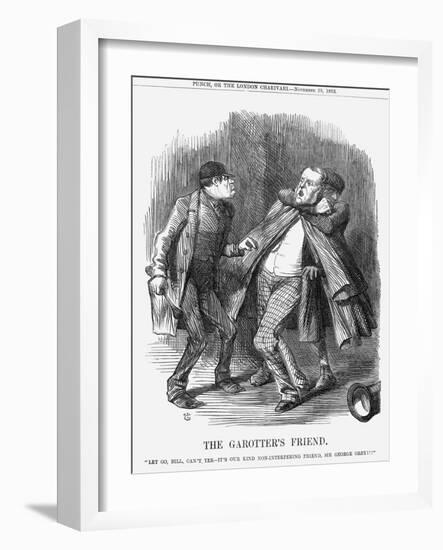 The Garotter's Friend, 1862-John Tenniel-Framed Giclee Print