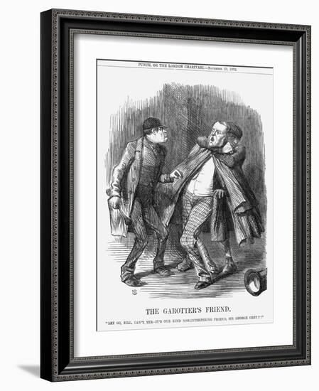 The Garotter's Friend, 1862-John Tenniel-Framed Giclee Print