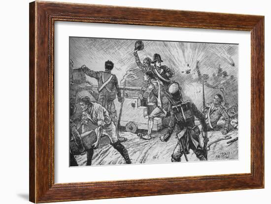 'The Garrison Met The Bombardment Bravely', 1902-Paul Hardy-Framed Giclee Print