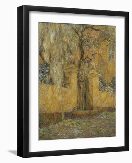 The Gate; Le Portail-Henri Eugene Augustin Le Sidaner-Framed Giclee Print