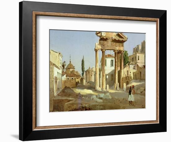 The Gate of Agora in Athens, 1843-Ippolito Caffi-Framed Giclee Print