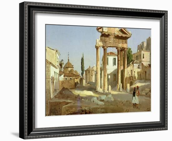 The Gate of Agora in Athens, 1843-Ippolito Caffi-Framed Giclee Print