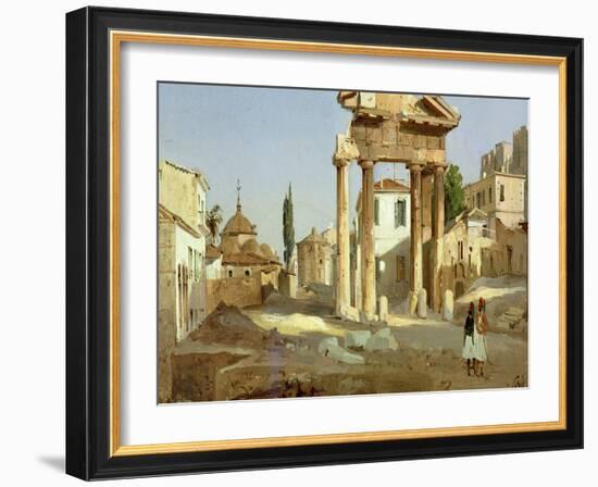 The Gate of Agora in Athens, 1843-Ippolito Caffi-Framed Giclee Print