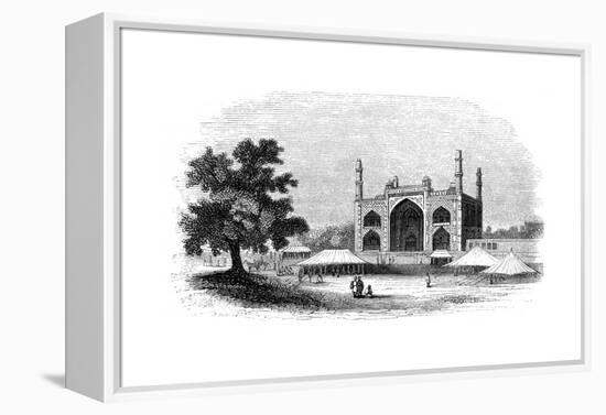 The Gate of Akber's Mausoleum, India, 1847-Robinson-Framed Premier Image Canvas