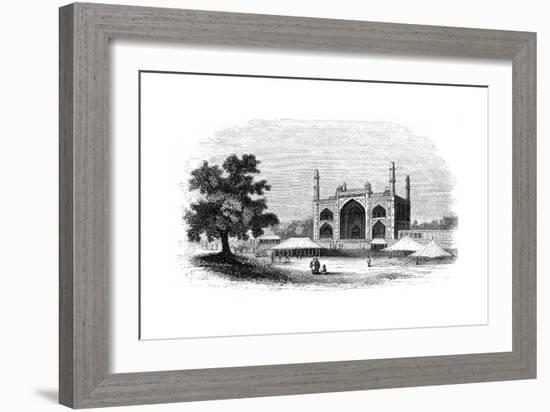 The Gate of Akber's Mausoleum, India, 1847-Robinson-Framed Giclee Print