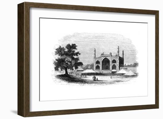 The Gate of Akber's Mausoleum, India, 1847-Robinson-Framed Giclee Print