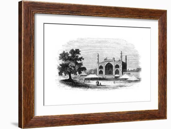 The Gate of Akber's Mausoleum, India, 1847-Robinson-Framed Giclee Print