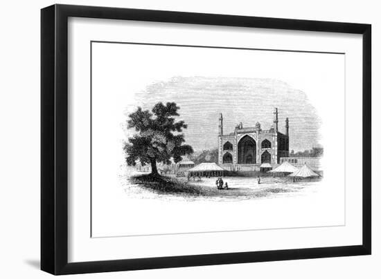 The Gate of Akber's Mausoleum, India, 1847-Robinson-Framed Giclee Print