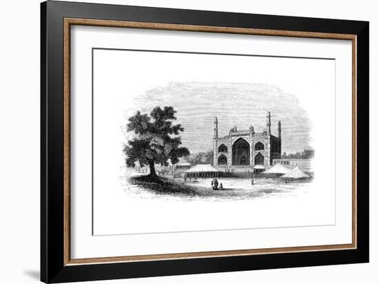 The Gate of Akber's Mausoleum, India, 1847-Robinson-Framed Giclee Print
