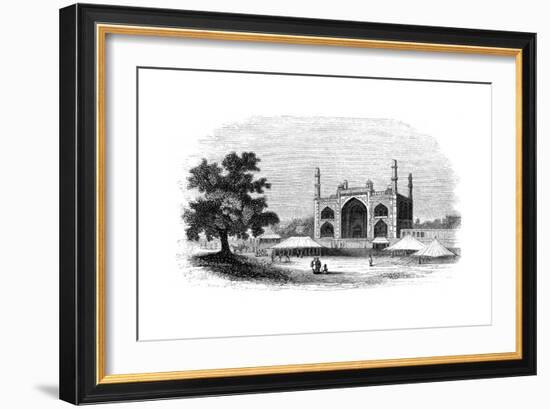 The Gate of Akber's Mausoleum, India, 1847-Robinson-Framed Giclee Print