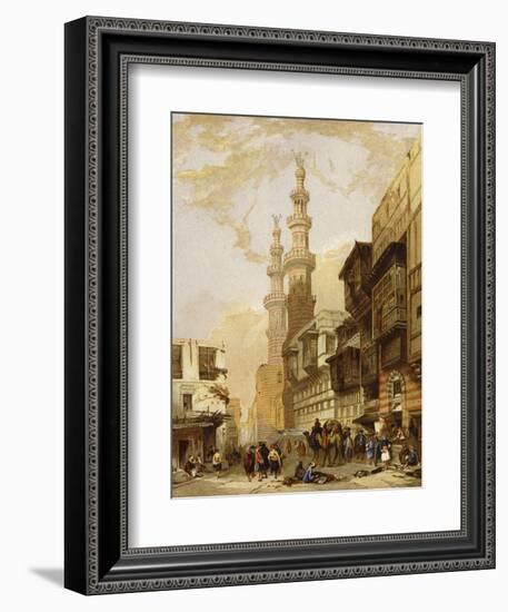 The Gate of Cairo-David Roberts-Framed Giclee Print